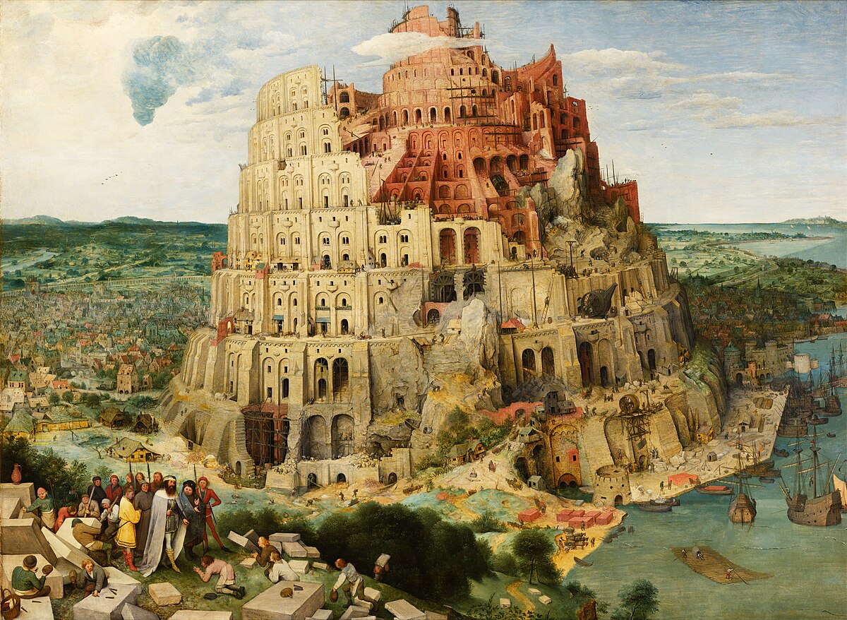The Tower of Babel. Bruegel.